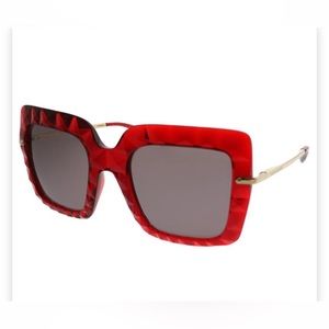 Dolce & Gabbana Grey Gradient Oversized Unisex Sunglasses DG6111 15518G 51